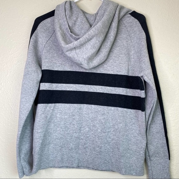 360 Cashmere Hoodie Striped Heather Gray - Picture 6 of 8